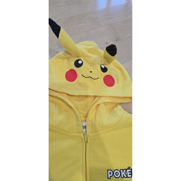 Pokemon Pikachu Yellow Boys sweater size Large (10-12)NEW - Picture 4 of 8